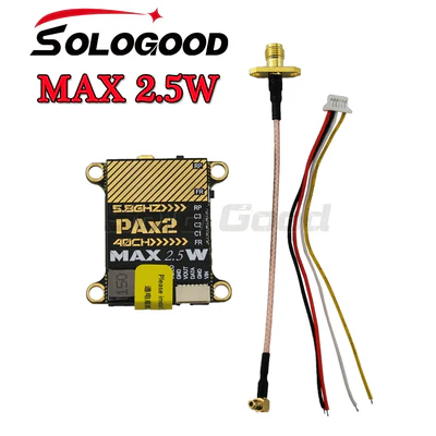 SoloGood 5.8G MAX 2.5W 40CH VTX 0-25-400-800-1500-2500mW