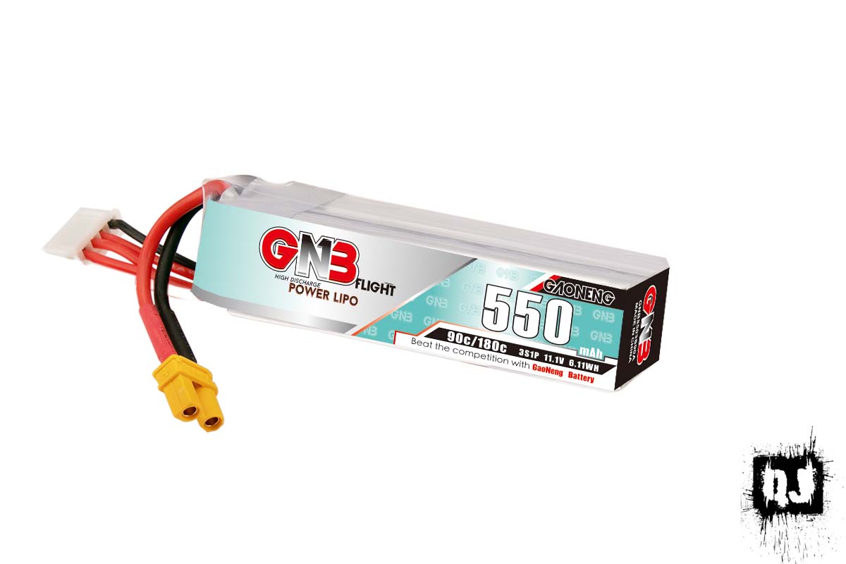 Gaoneng GNB 550MAH 3S 11.4V HV 90C XT30 LiPo Battery Pack
