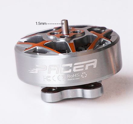 T-Motor Pacer P1804 2400 KV 1.5mm