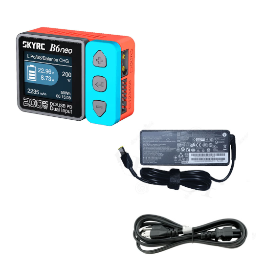 SkyRC B6 Neo 200w DC Smart Charger with 20V 90W power supply : PinoyFPV,  FPV Racing Freestyle Long Range