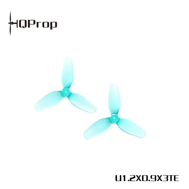 HQ Ultralight Whoop Prop 1.2X0.9X3(31MM) (4pc set)-1MM TEAL