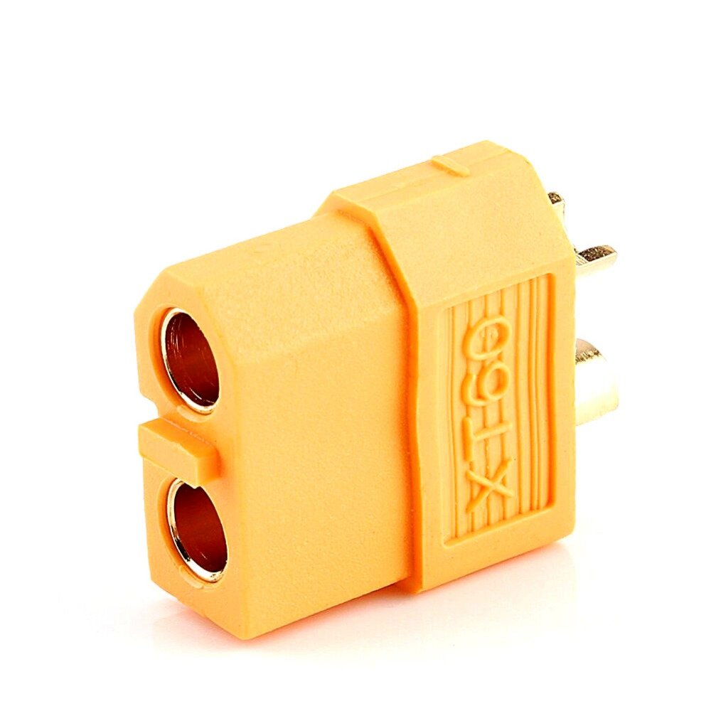 XT60 Female Connector Battery side - Yellow (1 pc)